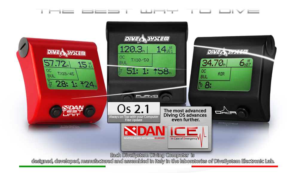 Dive System Diving Computer. The official web page of the diving computer by DiveSystem.